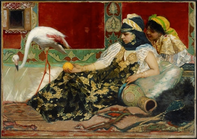 Jean-Joseph Benjamin-Constant, The Pink Flamingo, 1876