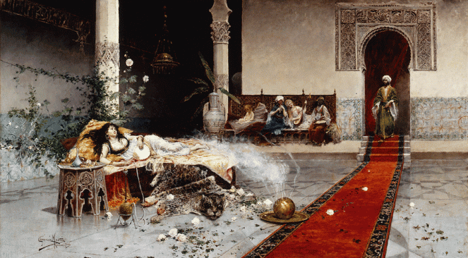 The Sultan_s Favorite, no date. Juan Giménez Martín (Spanish 1858-1901),